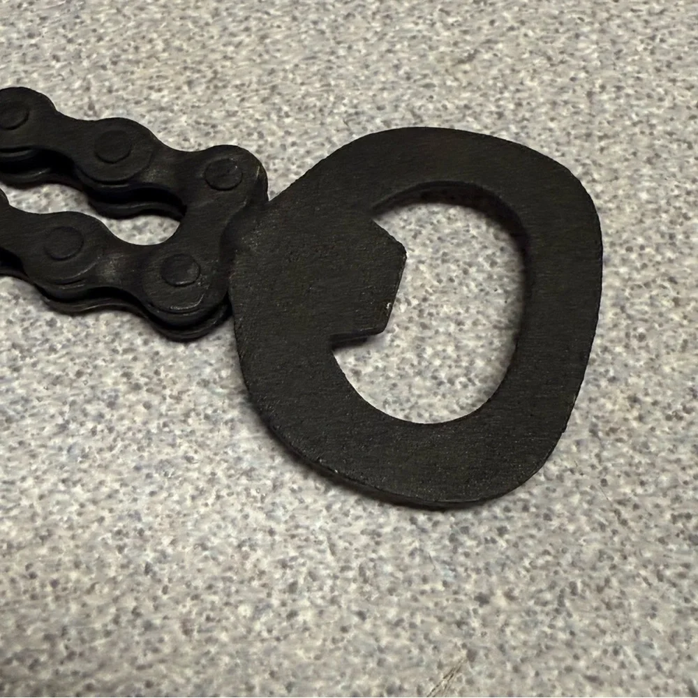 Bottle Opener - Recycled Bike Chain Bottle Opener